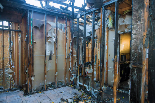 Professional Fire Damage Assessment technician working in Somerset, WI